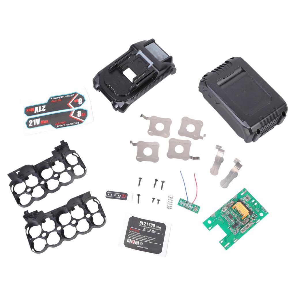 Protective Circuit Board Battery Case Enclosure For 18V BL1830 BL1890 21700 Batteries With Reusable Design BL1830 BL1890