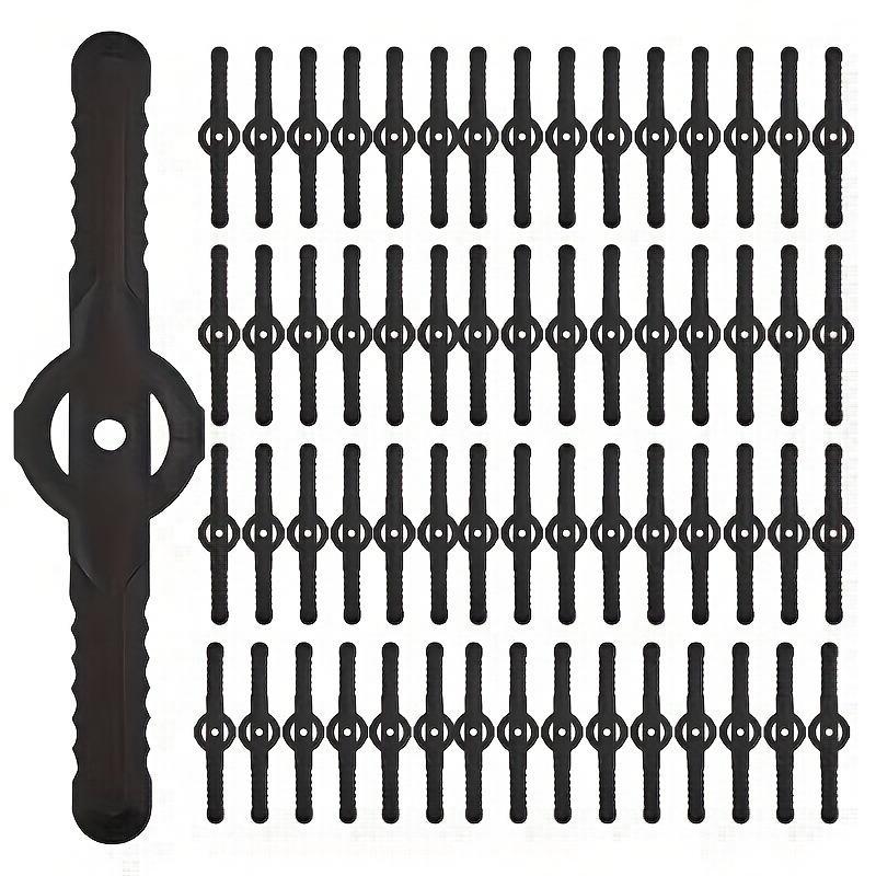 20Pcs Nylon Cutter Blades For Electric Cordless Grass Trimmer Strimmer Tool Grass Trimmer Blades Replacement Garden Tool