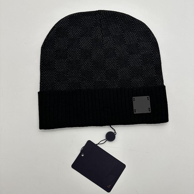 Luxuriöse Designer Winter Outdoor Warme Skimütze Amerikanisches Kalt Gestrickt Langlebig Gemeinsames Karomuster Spandex/Baumwolle Unisex Kalt