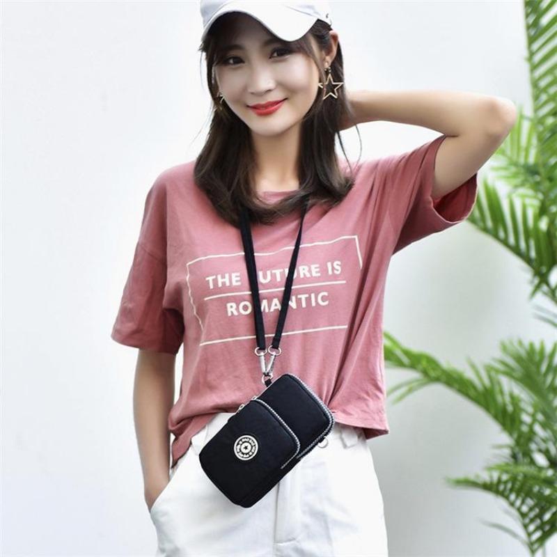 Sports Wallet Phone Bag For Mobile Shoulder Bag Pouch Case Belt Handbag Purse Coin Wallet Retro Key Holder Small Money Bag