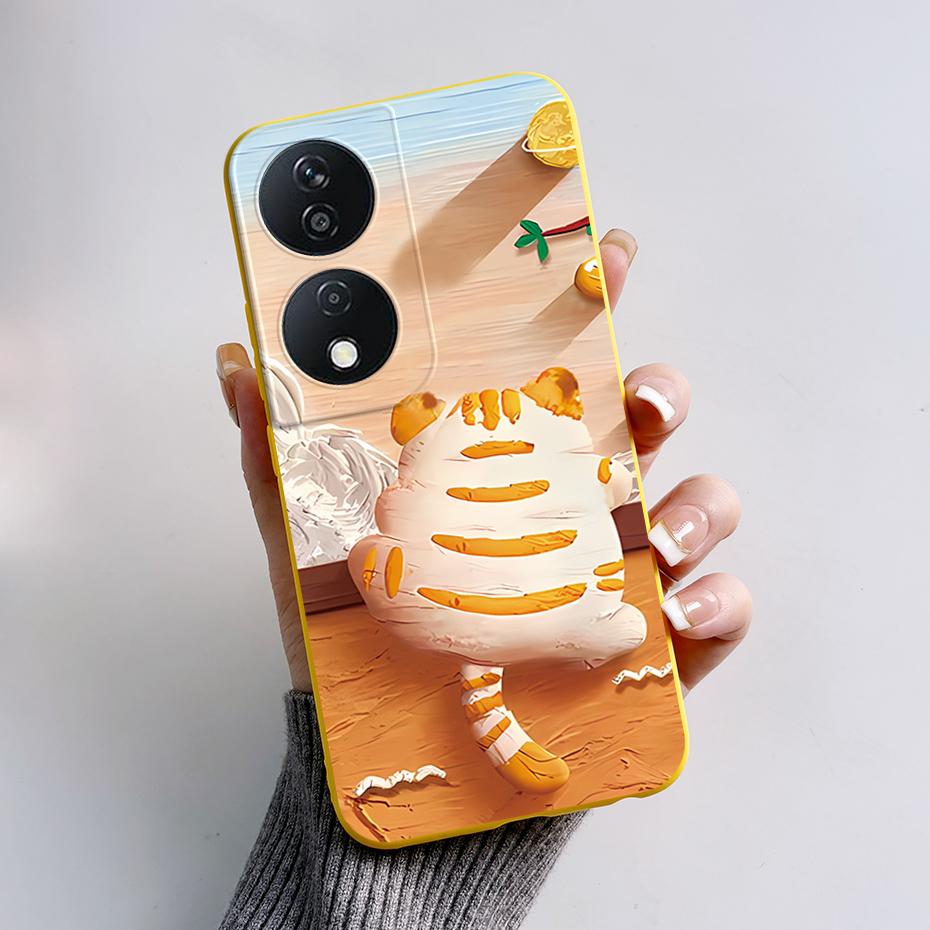 

For Honor X7b X7A X7 Case Stylish Painted Shockproof Soft Silicone Cover Case For Honor X7b X7A HonorX7b X 7b X7 a Fundas Coque Honor X7
