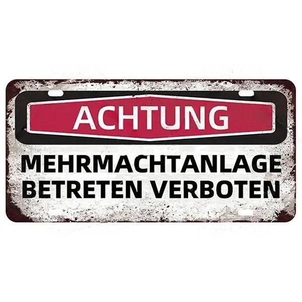 Vintage Berlin City Plate War Aluminum Sign Store Bar Metal Home Club Man Cave Pub Decor Painting Plaques Poster Wall Decoration