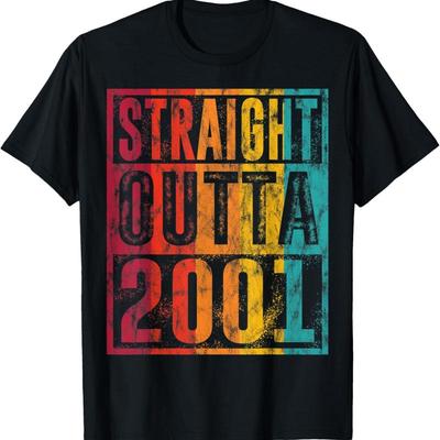 Tout droit sorti de 2001 Anniversaire Vintage S T-shirt d'été Rétro
