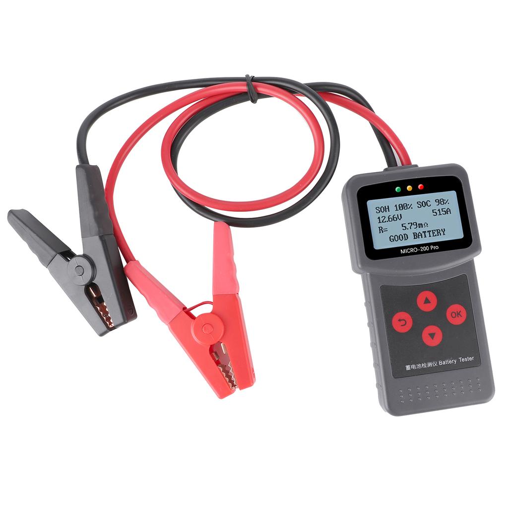 Batteritestare 12V Snabb Start Laddning Diagnostikverktyg för Bil Motorcykel Lastbil 40‑2000CCA