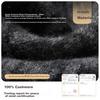 JIUMU 100% Cashmere Scarf for Men Autumn and Winter Men's Scarf Warm Neck Wrap Christmas Birthday Gift Box