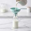 7-in-1 Wide Mouth Funnel Set Kitchen Funnels with Removable Strainer Plastic Wide Mouth Funnel for Filling Bottles Liquid Transfer