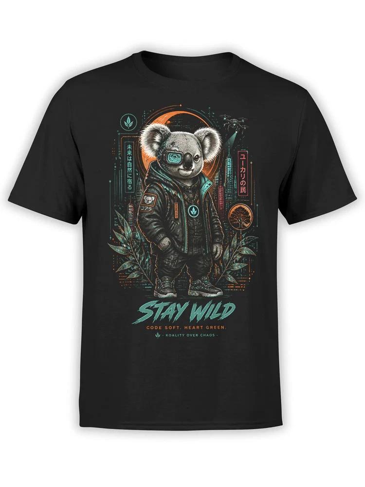 Stay Wild Koala TShirt Unisex S