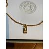 Used Versace gold necklace