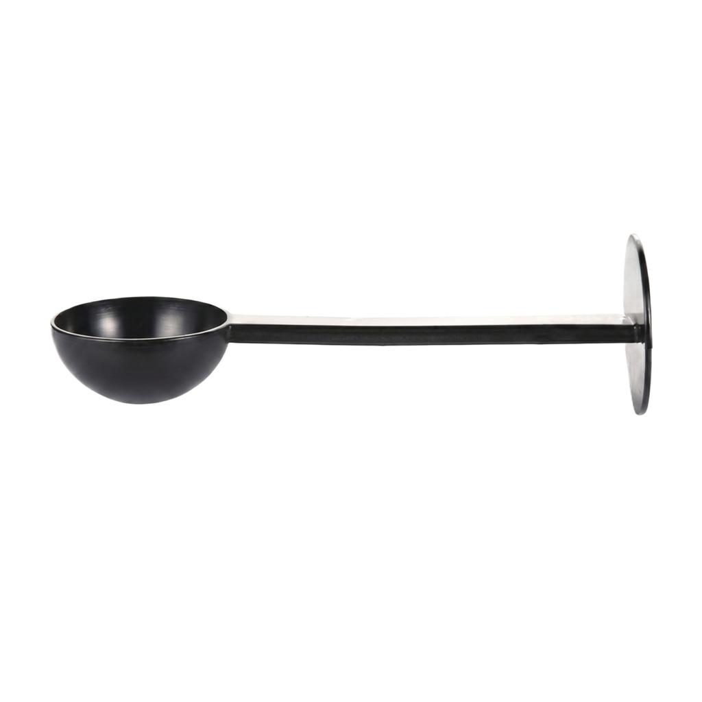 Kaffeeschaufel mit Tamper Wandmontierte Kaffeemesslöffel für gemahlenen Kaffee und Bohnen Langlebiges Küchenwerkzeug mit langem Griff für einfache Handhabung