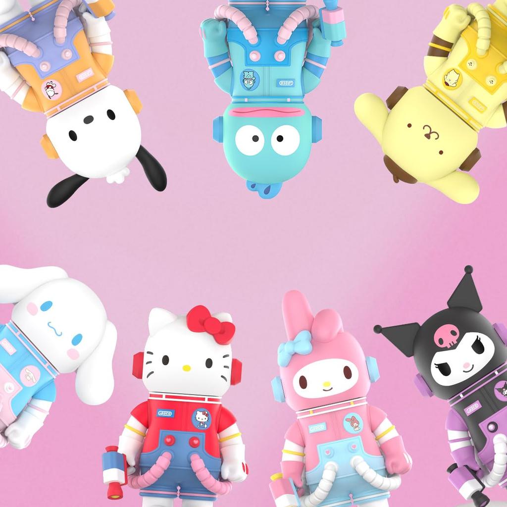 Colección POP MART MEGA SPACE MOLLY Serie Personajes Sanrio Pop Mart Gachapon Caja Ciega Figura Modelo de Plástico Juguete Premium PVC Vinilo Suave Original