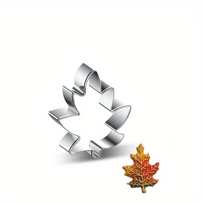 1pc Stainless Steel Cookie Molds, Cutters Tools, Maple Leaf Hen Squirrel Pine Nut Shaped Baking Mold-Perfect for Cookie Making
