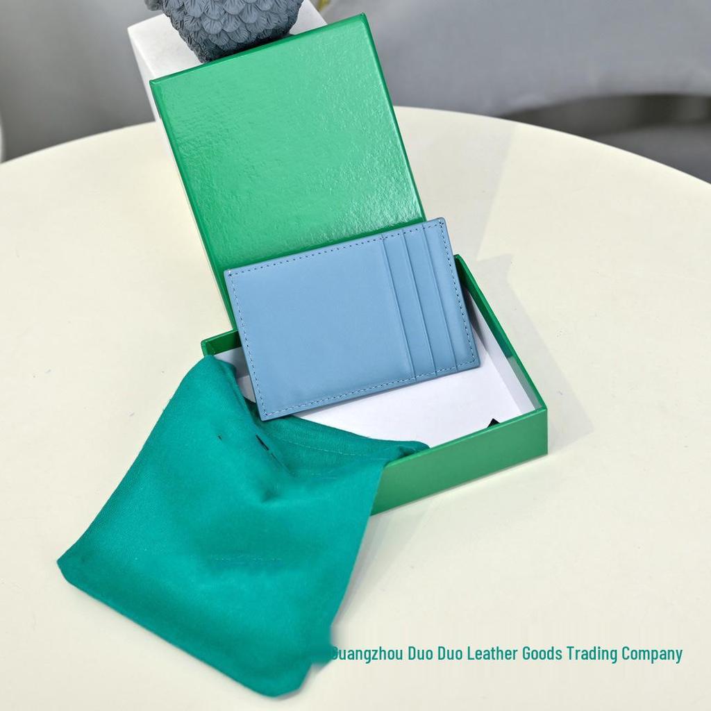 Premium Ultra-Thin Minimalist Leather Card Holder Sleeve for Men and Women
