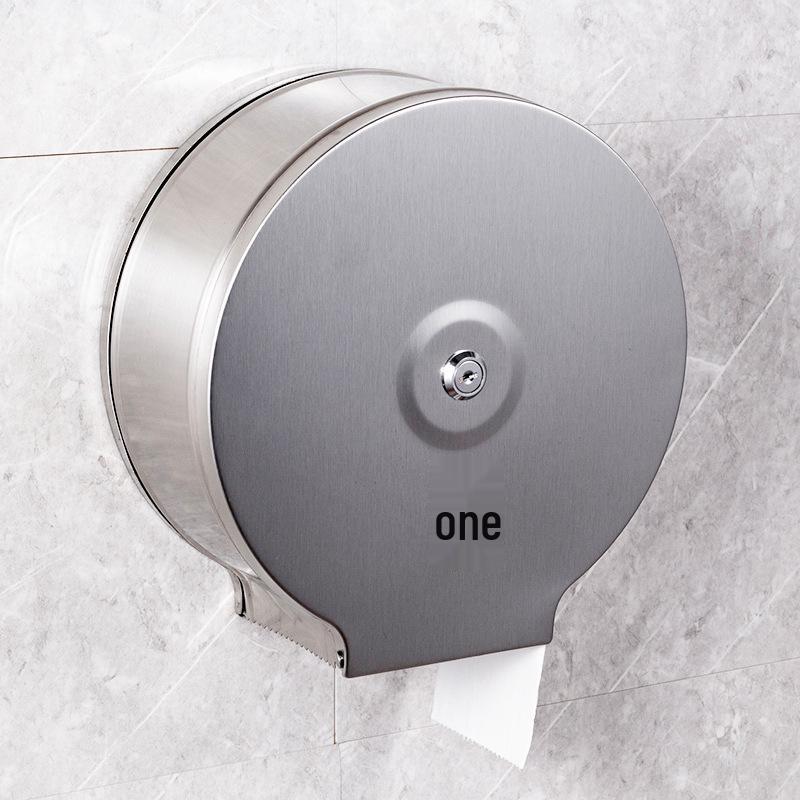 Stainless Steel Waterproof Large Toilet Paper Dispenser for Public and Hotel Bathrooms