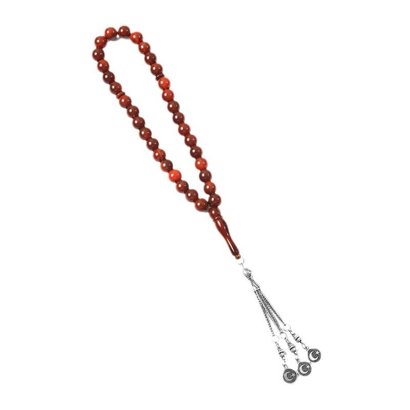 Brățară Tasbih Arabesc cu 33 de Mărgele Făcută Manual - Mărgele de Rugăciune din Orientul Mijlociu