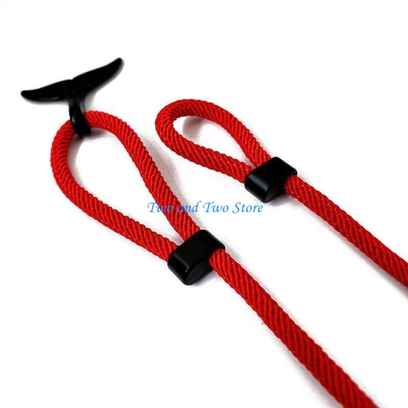 HX6F Bracelets Summer Handmade Whale Tail Viking Rope String Jewelry for Women Men