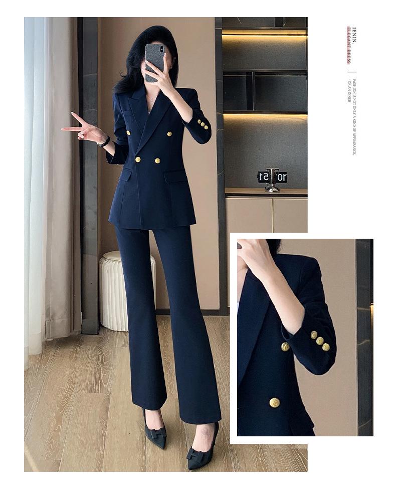Women's 2025 High-End Professional Suit Set - Spring/Autumn Formal Wear