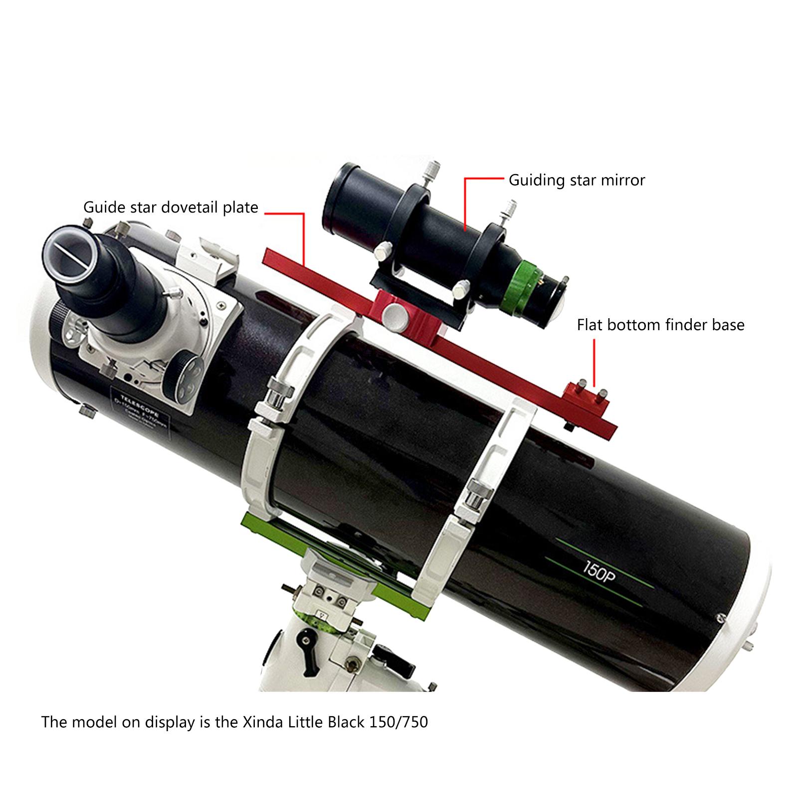 

Universal Metal Dovetail Base Finderscope Mount Bracket for Finder Scope Dovetail Slot Plate Groove for Telescopes червоний
