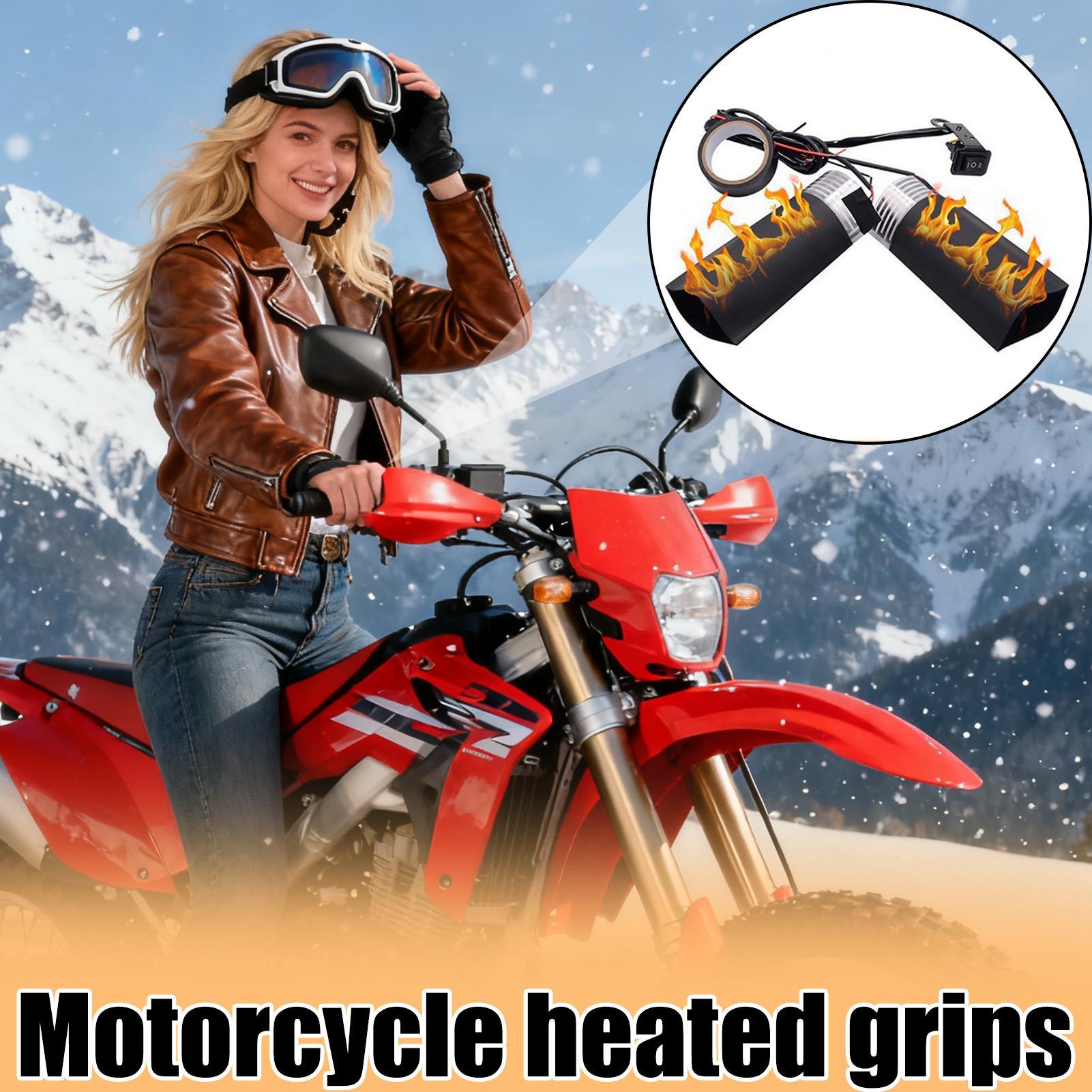 

ATV Heated Grips 12v Fast Heating 2 Settings Motorcycle Hand Grip Heater For Dirt Bike Scooter Winter Cold Weather Driving China Mainland