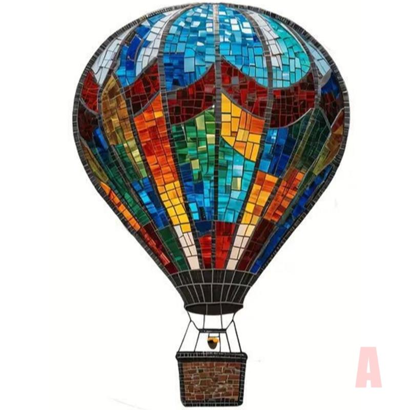 Colorful Hot Air Balloon Garden Decoration Acrylic Hanging Lanterns Easyly Installation For Walls Ceiling Window