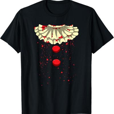 Clown Circus Serial Killer, Scary Bloody Halloween Costume T-Shirt