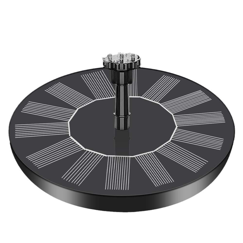Automatic Solar Pond Fountain Circulator and Aerator for Outdoor Use