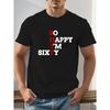 Europese maten Eenvoudig T-shirt met korte mouwen voor de zomer, Modieus T-shirt met ronde hals voor heren, Casual T-shirt, Casual Comfortabel Lichtgewicht Top