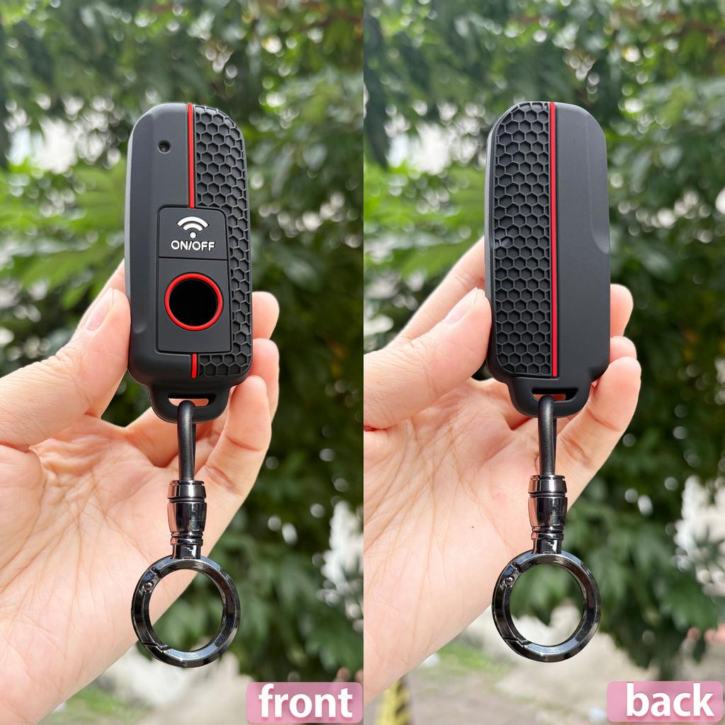 Soft Key Ring Remote Cover Fit For Yamaha Tmax530 Tmax560 Tmax500 Nmax155 Tracer 9Gt Mt09 Motorcycle Mount Key Fob Case Auto Auto Accessories
