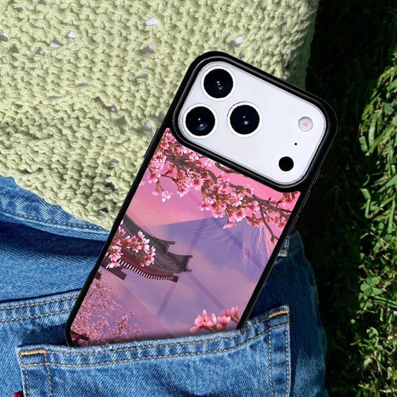 Flor ciruela flor phone case cover Compatible with for IPhone 17air 16e 15 14 13 12 11Pro Max 17 Air