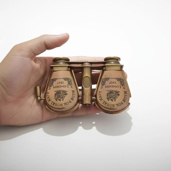 10.16 Cm Brass Binoculars Royal Navy Binocular London 1917 Gift Wedding, Thanksgiving, Chinese New Year, Christmas