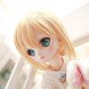 YR EARTH Heat-Resistant Doll Wig, 8-9 Inch, Ponytail, 1/3 Scale, BJD, SD, DD, MDD (Gold)