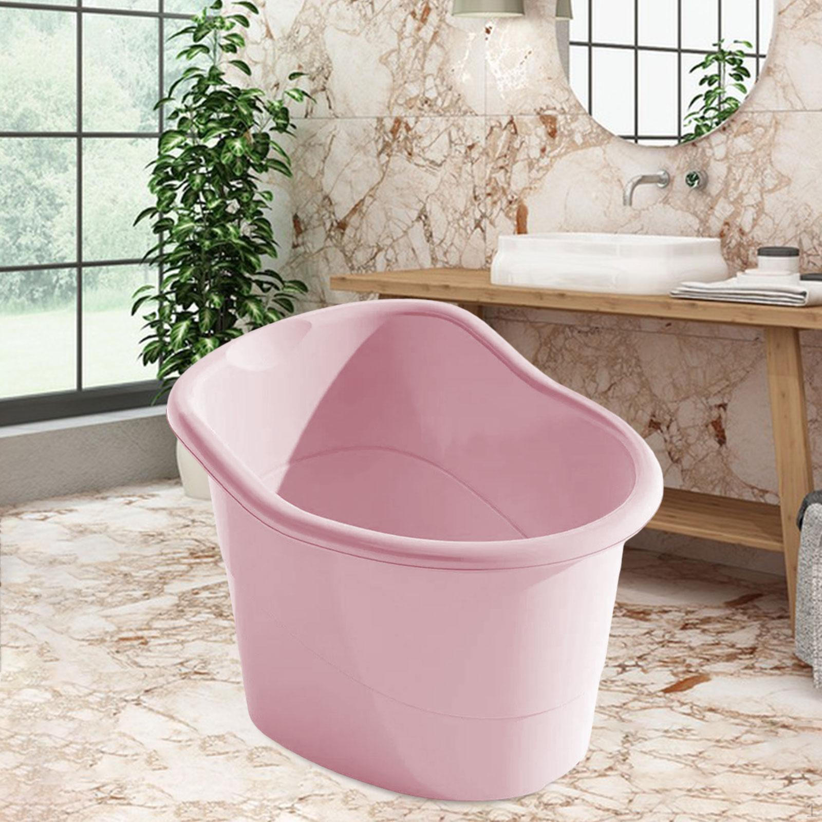 

Shower Bucket for Kids with Upright Bathing Feature розовый
