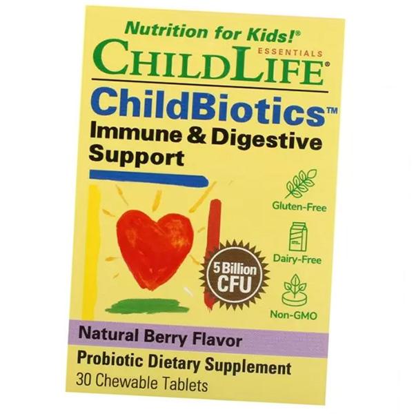

Children s Immunity and Digestion, ChildBiotics Immune and Digestive Support, ChildLife 30 tablets Berry Mix (69514002) 30tab Berry mix