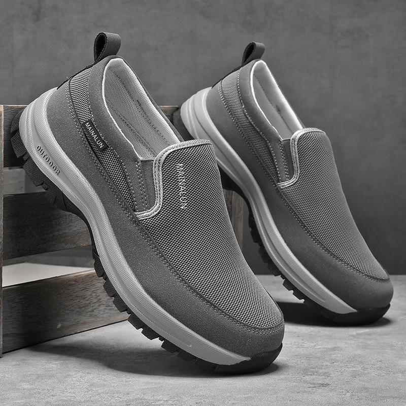 Men's Casual Retro Classic Loafers Outdoor Sports Lightweight Tennis Shoes Comfortable Sneakers Wear-resistant Non-slip Slip-on