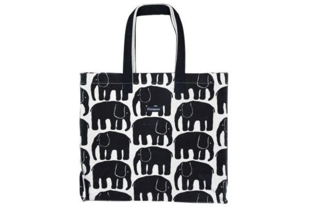 Marushin Tote Bag (Large) Finlayson/Finlayson Elephant Canvas, H40 x W45 x D18cm, Mother's Day, Birthday, Gift, 6105007600