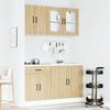 VidaXL Set of 4 Kitchen Furniture "Lucca" In Sonoma Oak 3314864