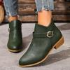 Fashionable New Wear-resistant and Anti Slip Walking Boots for Winter Elegant Solid Color Comfortable and Casual Boots for Women