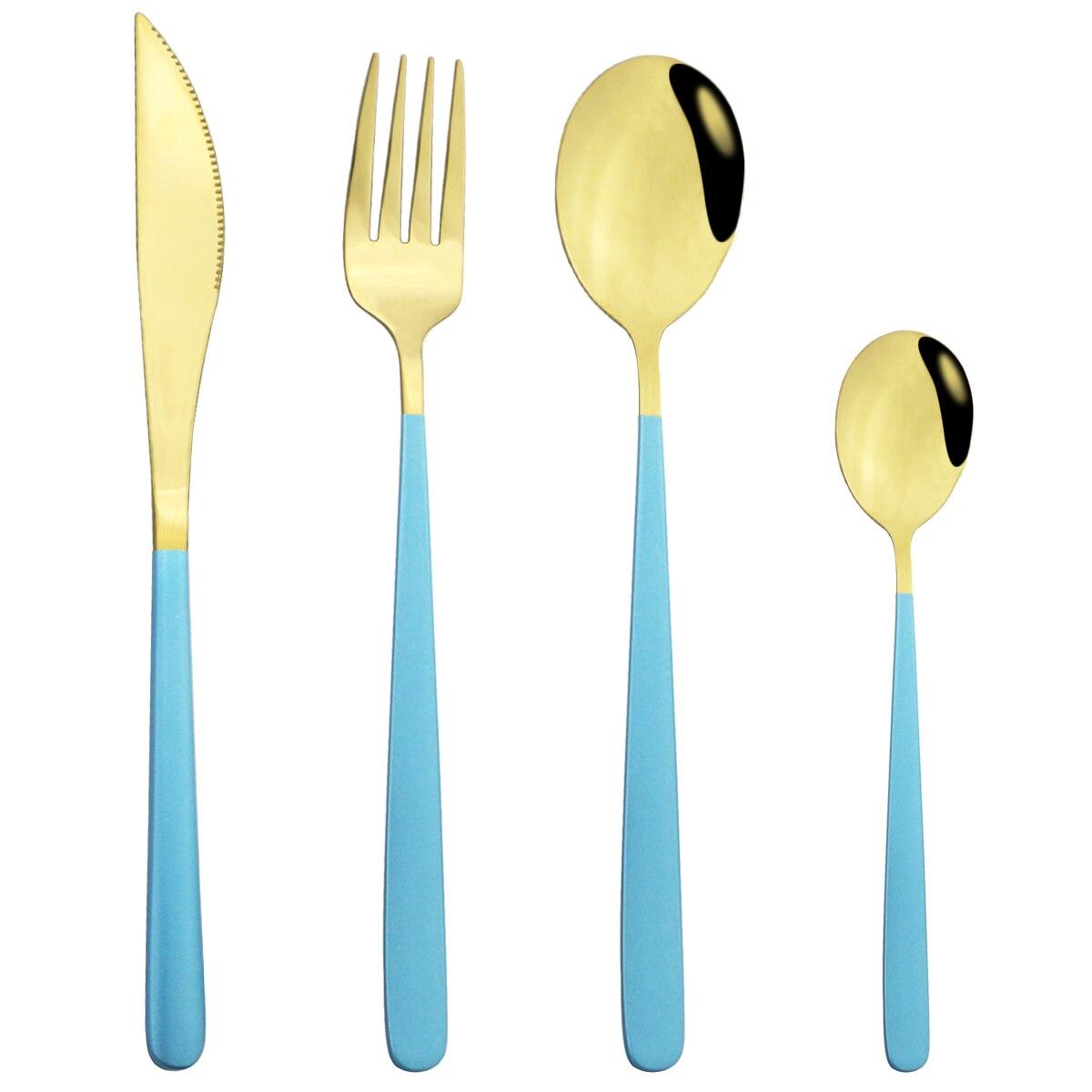 4 шт. красочные вилка — фото 10