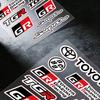FOR TOYOTA TRO GR High Visibility Reflective Waterproof Decal Scratch Hide Sticker Fit Car Motorcycle Helmet Refrigerator