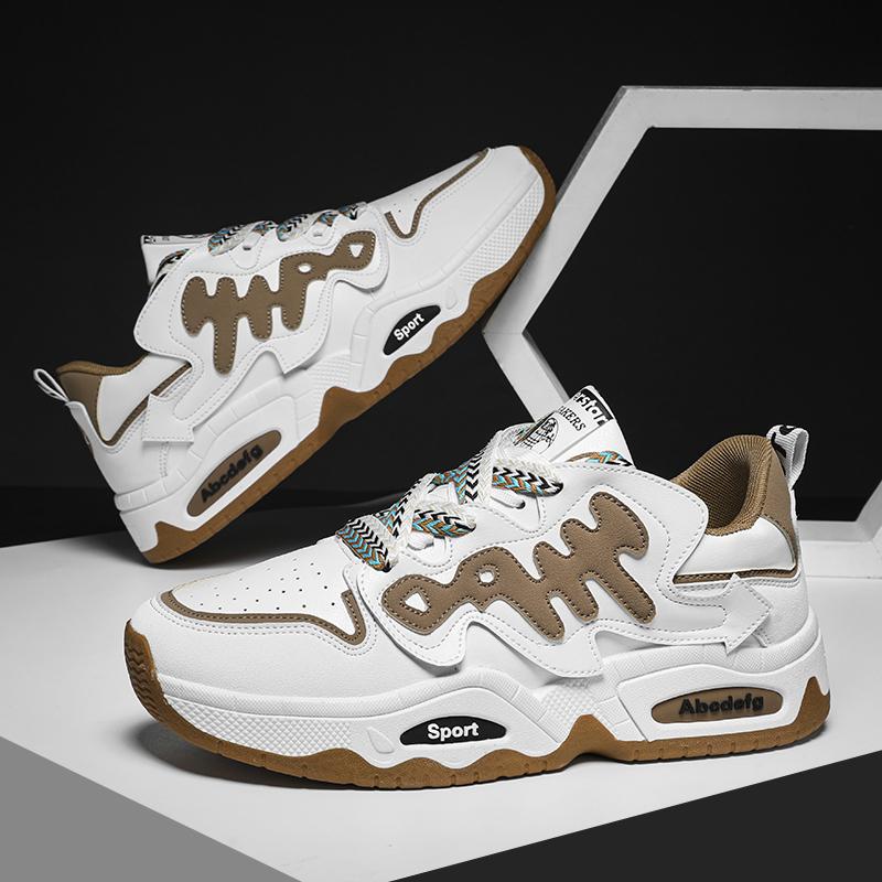 

Модная обувь PARZIVAL Tide Мужские кроссовки Весна Осень Оригинальные кеды Модный тренд Повседневная дышащая спортивная обувь Мужские кроссовки 44 хаки