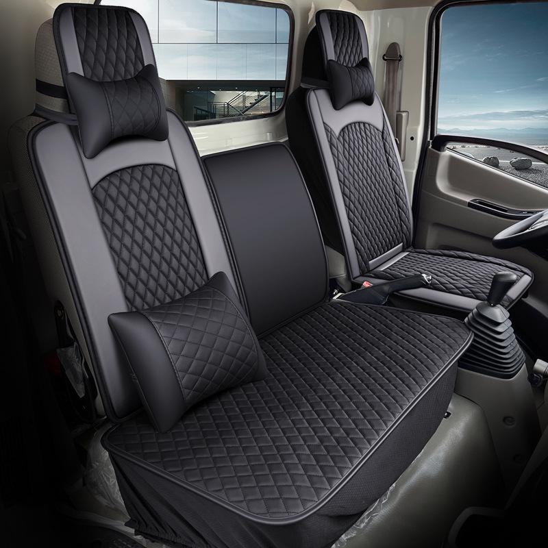 21 New Diamond Leather Truck Seat Cushion