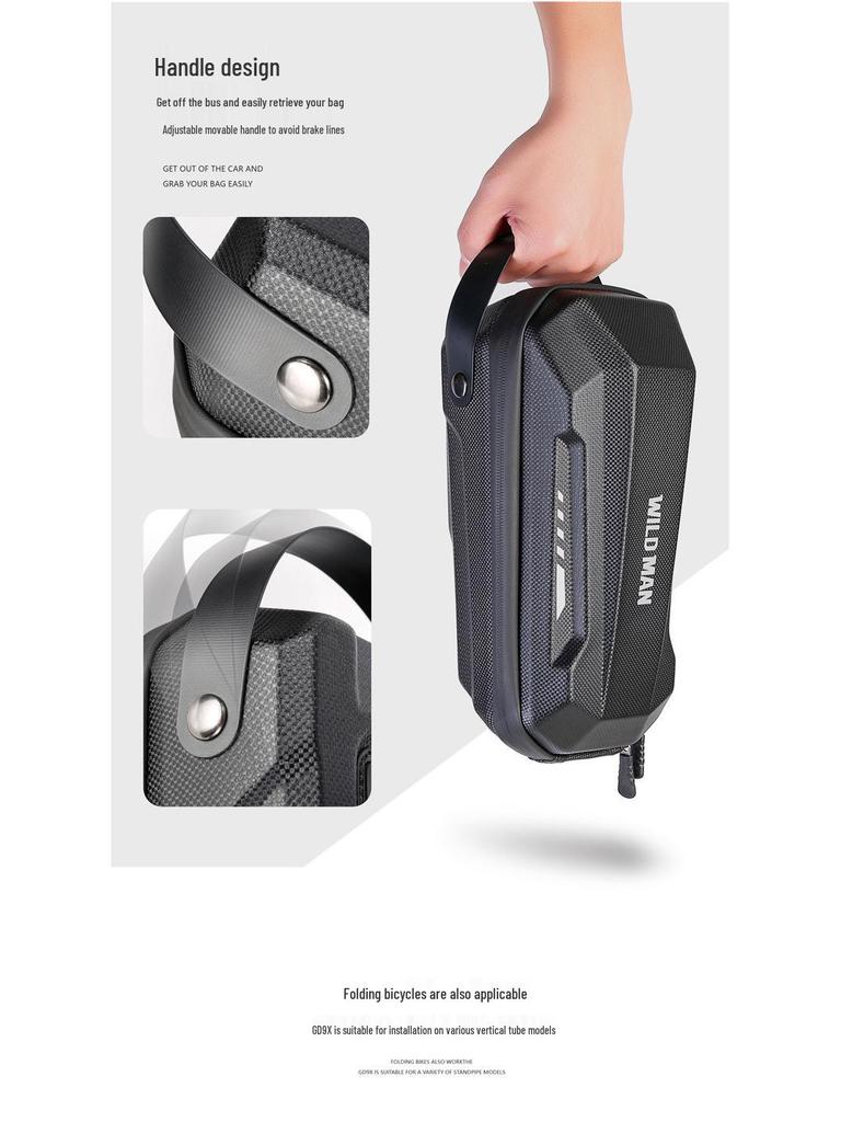 WILD MAN EVA Quick-Release Electric Scooter Handlebar Bag