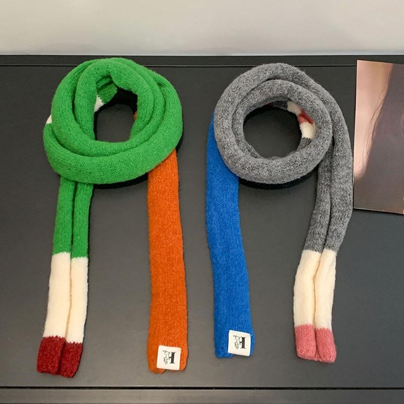 Autumn and Winter New Fashion Scarf  Versatile and High End Scarf  Wooden Warm Long Scarf