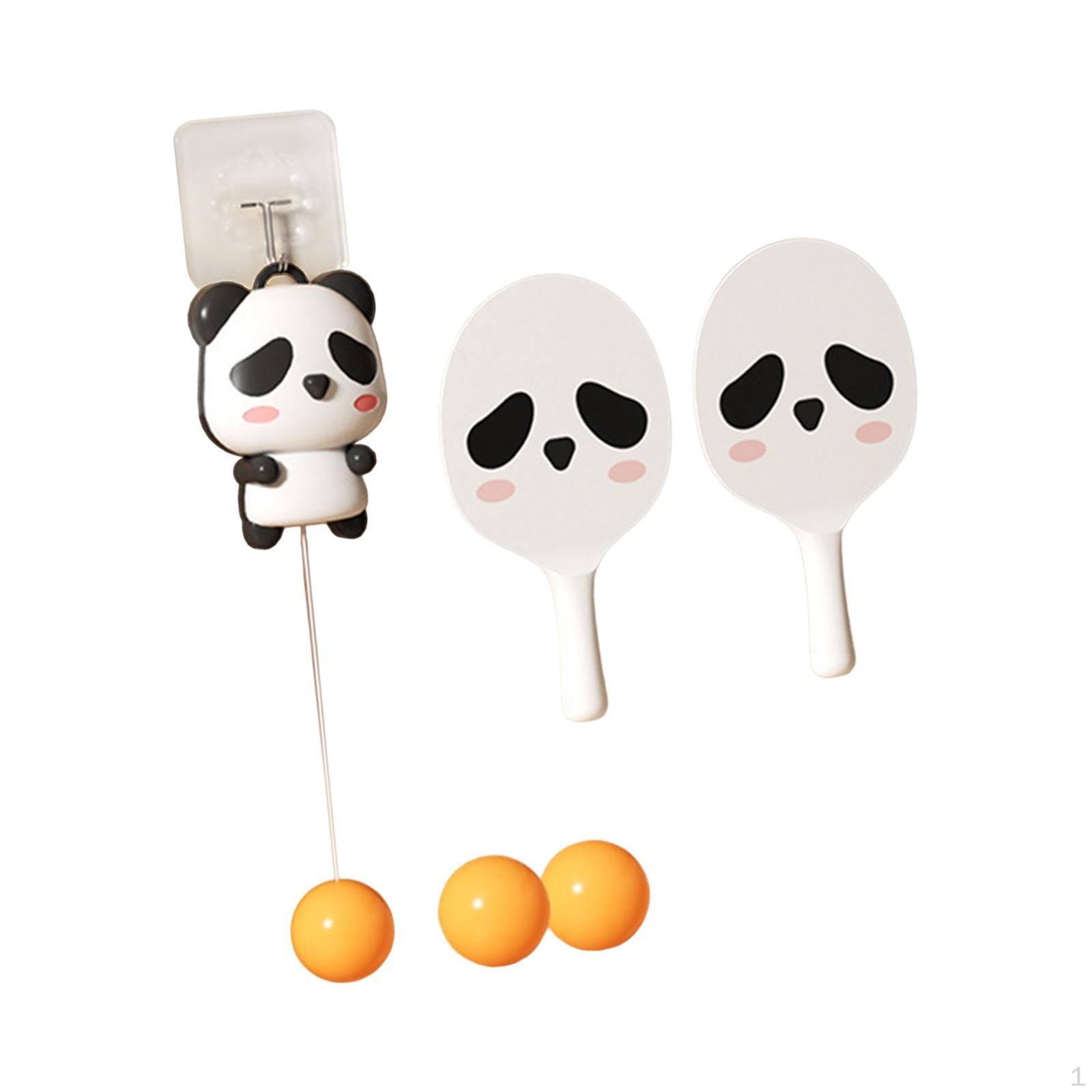 

Подвесной тренажер для настольного тенниса Panda Door Frame Интерактивная игрушка Упражнение для 3 Balls