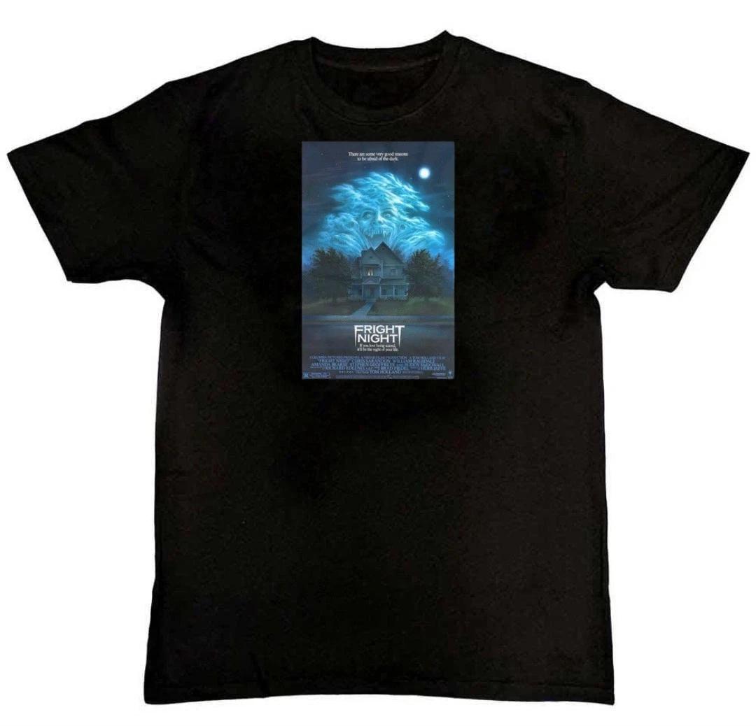 Men s and Women s T-shirts Retro Movie Poster Inspired By Fright Night 1985 Mens T-Shirt S M L XL 2 3 4 XL M