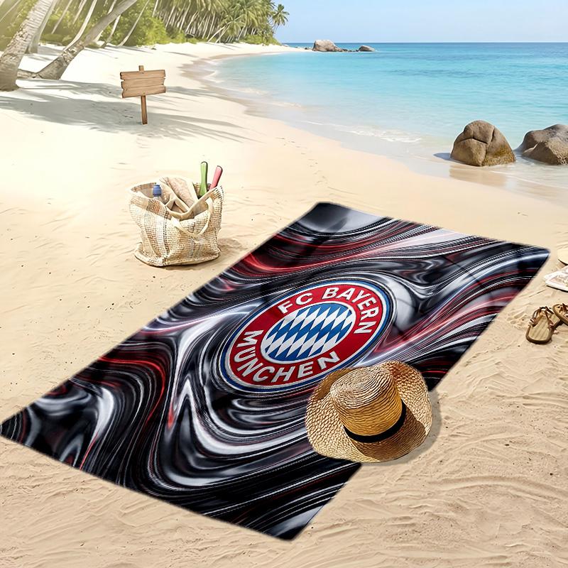 Bayern Munich Printed Beach Towel Quick Dry Soft TowelPortable Large Rectangular Beach Blanket for Travel Swimming Pool
