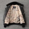 Genuine CowMen Leather Jacket Detachable Fur Collar Top G1 Flight Suit Jackets For Men Military Aviator Cowhide Coat Winter