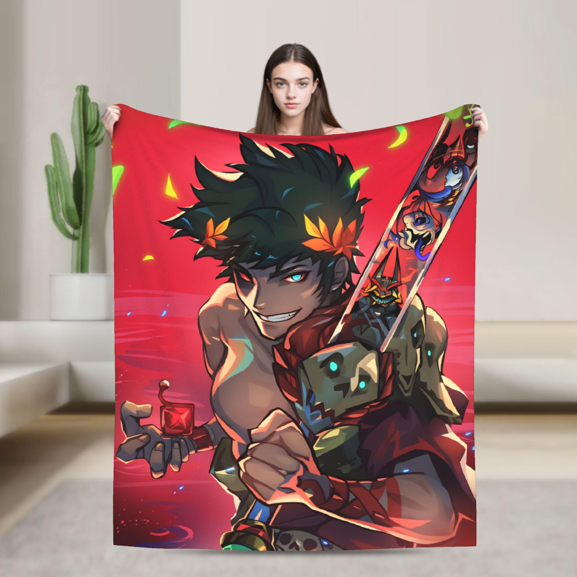 

Hades Zagreus Blankets Soft Warm Novelty Plush Throw Blanket For Couch Bed Decorative Flannel Bedspread Bed Cover 75x90cm