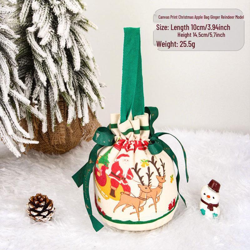 

Christmas Peace Ornament Tote Bag for Gifts & Candy