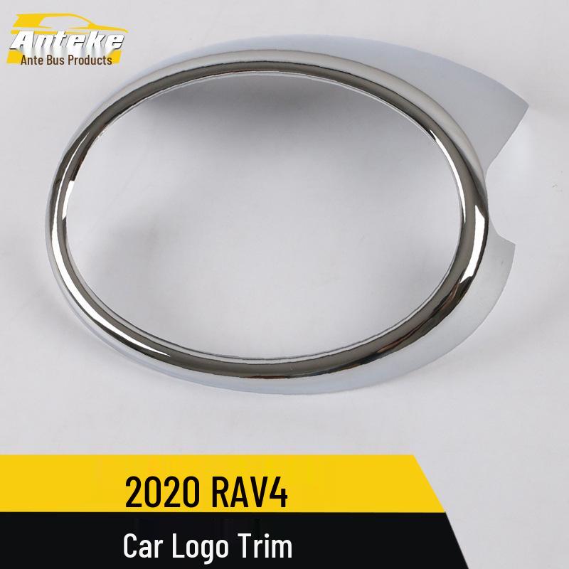 2020 RAV4 Car Logo Decorative Frame - Electroplated Sequin Sticker