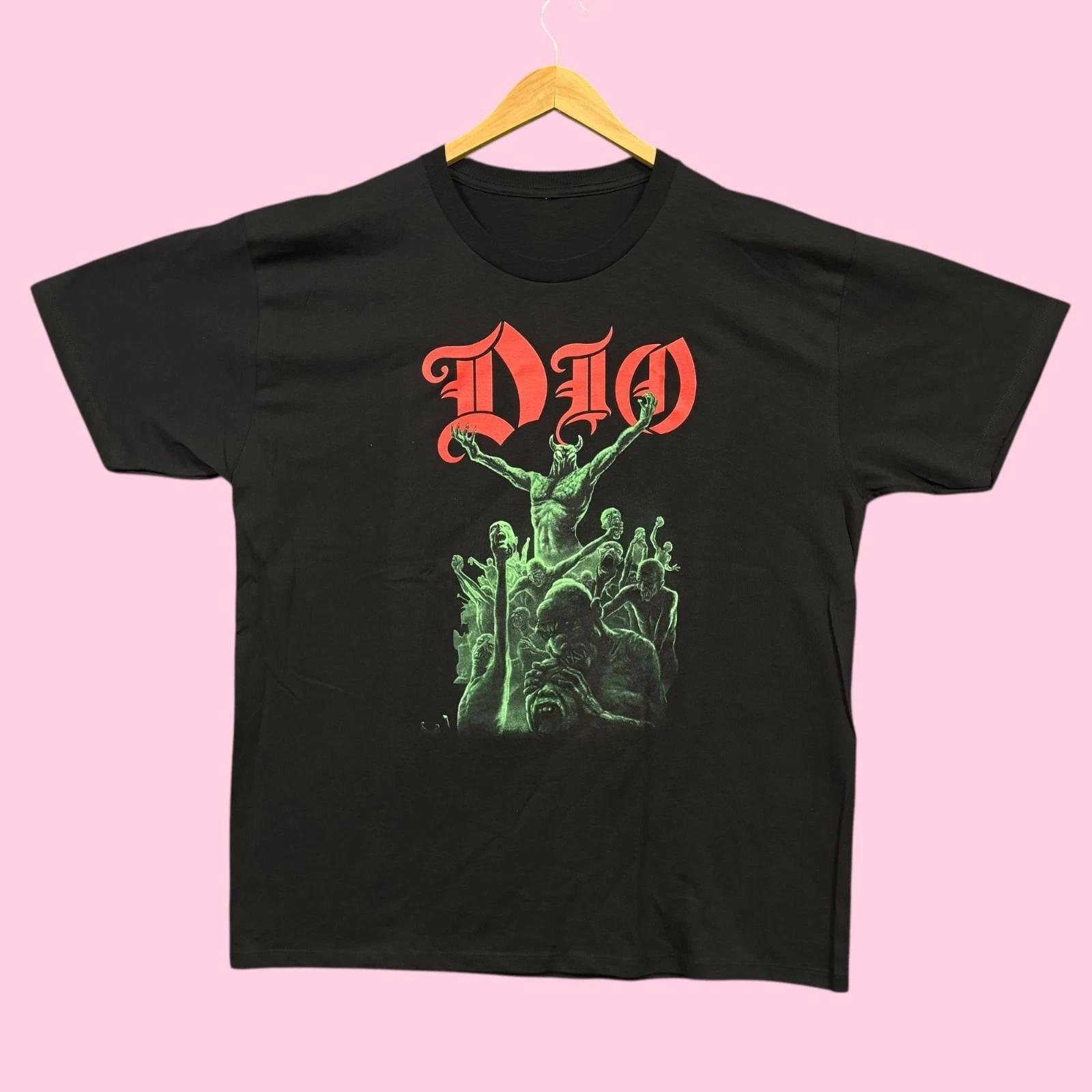 Dio Holy Diver Stand Up and Shout Heavy Metal Band Tee XL S